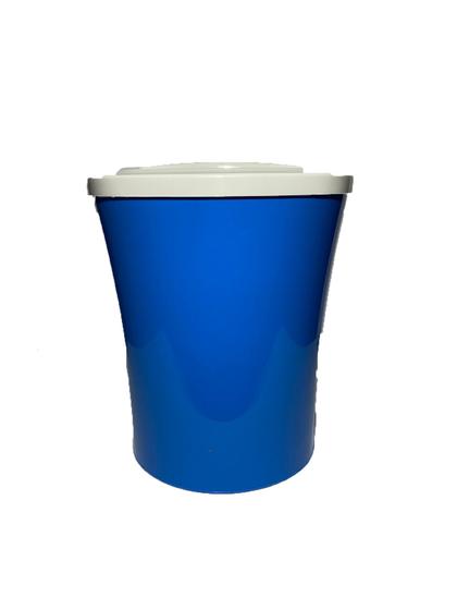 Imagem de Canister Porta Ração Furacao Pet Redondo Azul 3,5Kg