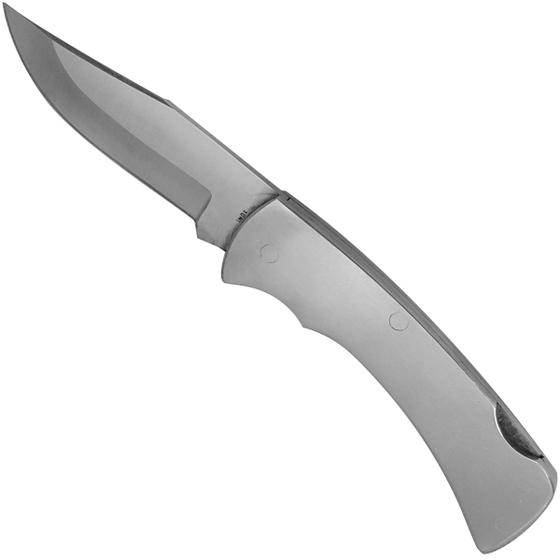 Imagem de Canivete Aço Inox Dobrável Com Trava E Clip Tipo Americano