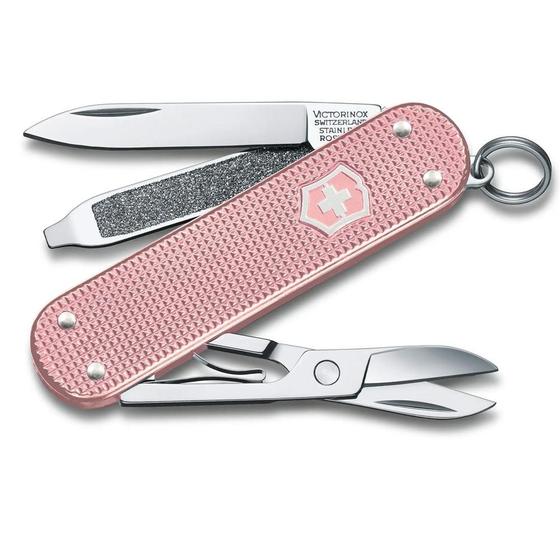 Imagem de Canivete De Bolso Pequeno Victorinox Classic SD Alox Rosa