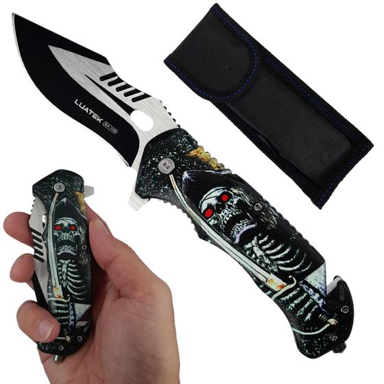 Imagem de Canivete Faca Com Quebra-Vidro e Cortador SLKD102MOD2