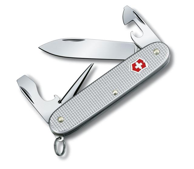 Imagem de Canivete Suíço Pioneer Alox Silver Victorinox 8 funções Original 0.8201.26