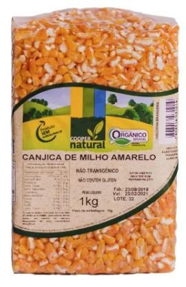 Imagem de Canjica de Milho Amarelo Orgânico Coopernatural 1kg