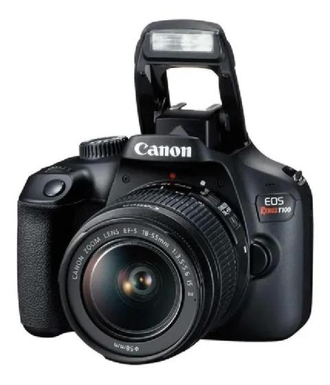 Imagem de Canon Eos Rebel Kit T100 + Lente 18-55mm III Dslr Cor Preto