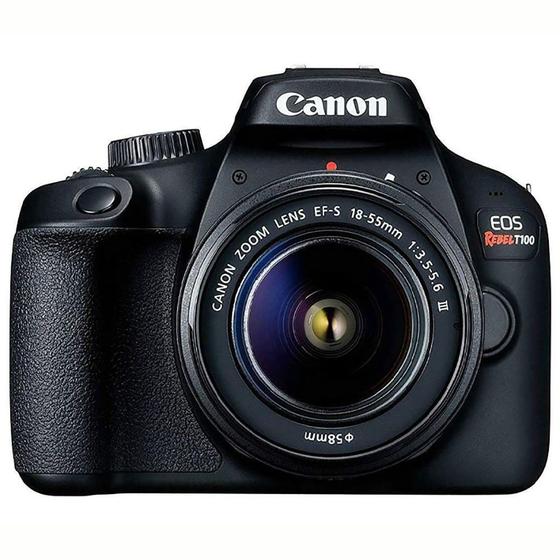 Imagem de Canon eos rebel t100 kit 18-55 f/3.5-5.6 iii - 18mp