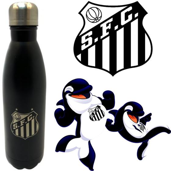 Imagem de Cantil de Inox 750ml Santos FC Fanático