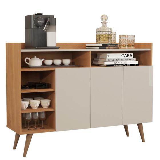 Cantinho Do Café/Aparador/Buffet Celta Retrô 3 Porta - Cores Menor preço em Cantinho Do Café/Aparador/Buffet Celta Retrô 3 Porta - Cores