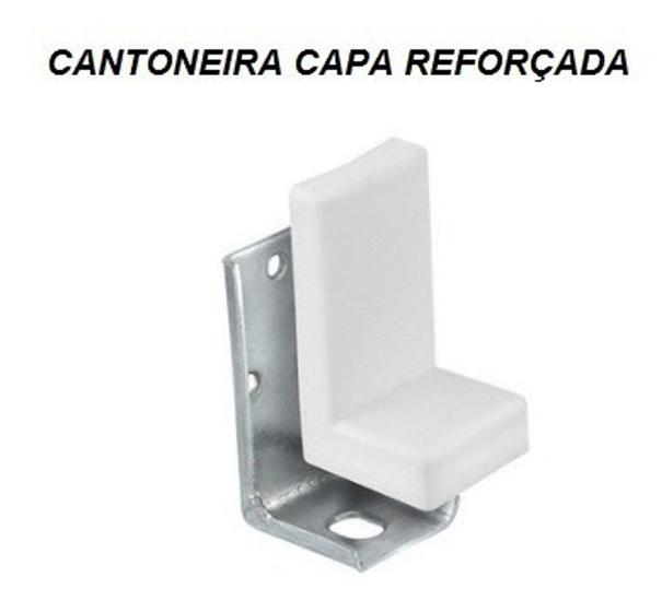 Imagem de Cantoneira Capa Branca Reforçada Kit 20 Peças (4710)