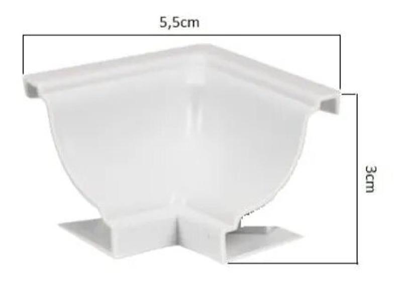 Cantoneira Interna Para Forro PVC KIT 50 Peças - Agille - Ventosa ...