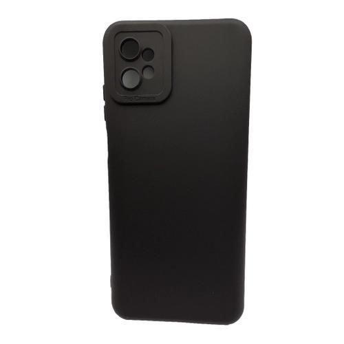 Imagem de Cap Capinha Case Aveludada Preta + Película de Cerâmica Para Motorola Moto G32