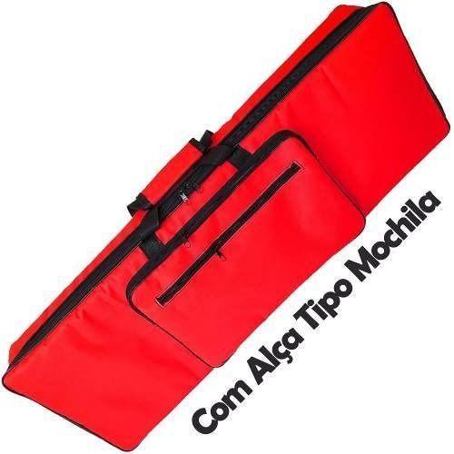 Imagem de Capa Acolchoada Para Teclado Roland Go Keys C/ Alça Mochila  Carbon
