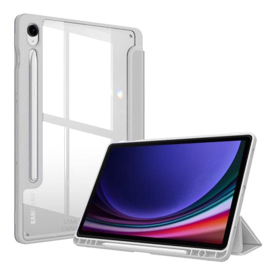 Imagem de Capa Acrílico com Slot Tablet Samsung S9 Fe 10.9 X510 - Cinza