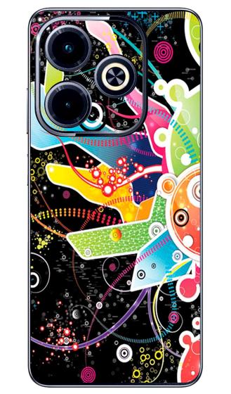 Imagem de Capa Adesivo Skin058 Verso Para Infinix Hot 40i