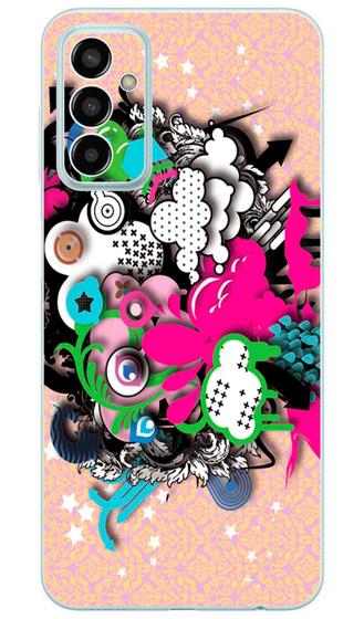 Imagem de Capa Adesivo Skin104 Verso Para Samsung Galaxy M13 Dual