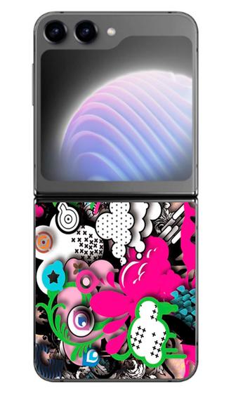 Imagem de Capa Adesivo Skin104 Verso Para Samsung Galaxy Z Flip 5 2023