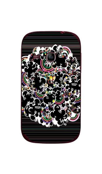 Imagem de Capa Adesivo Skin110 Verso Para Galaxy Young Duos Gt-s6313t