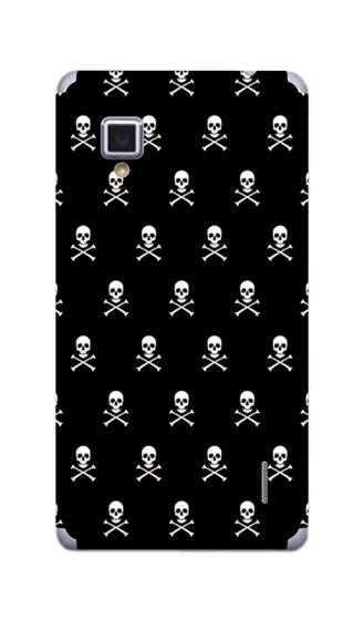 Imagem de Capa Adesivo Skin201 Verso Para Lg Optimus G E977