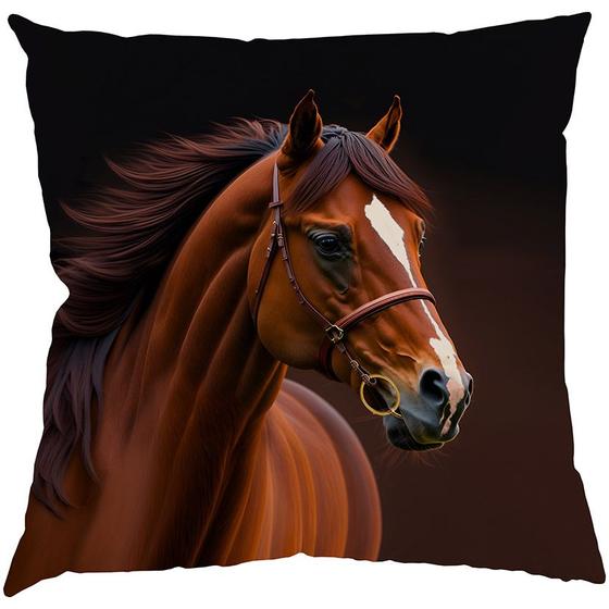 Imagem de Capa Almofada 50x50 Suede Horses A