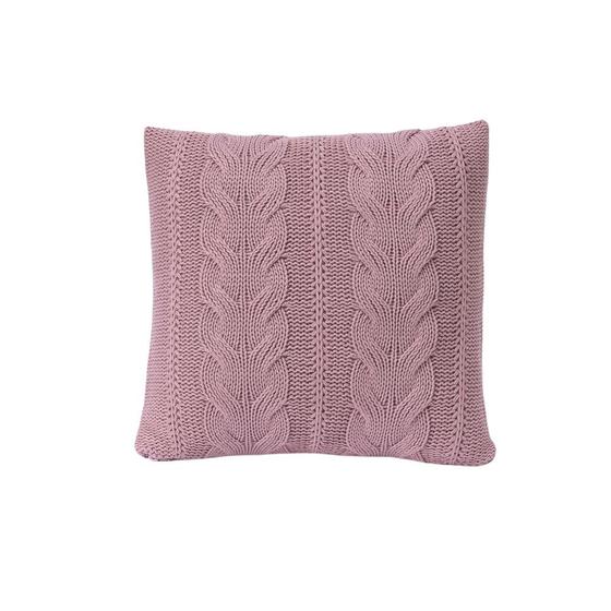 Imagem de Capa Almofada Decoração 50X50 C/Zíper Tricot Viena Rose