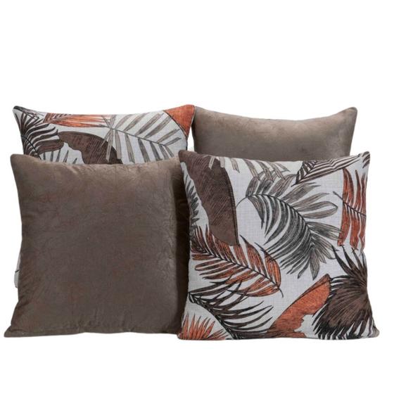Imagem de Capa Almofada Decorativa Jacquard com Ziper 4 unidades
