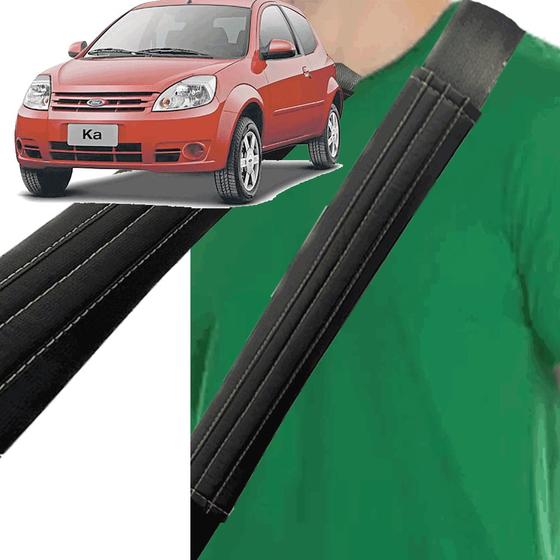 Imagem de Capa Almofadada Protetora Com Espuma para Cinto FORD KA 08 A 2022 TODOS  de Segurança com Elegante A