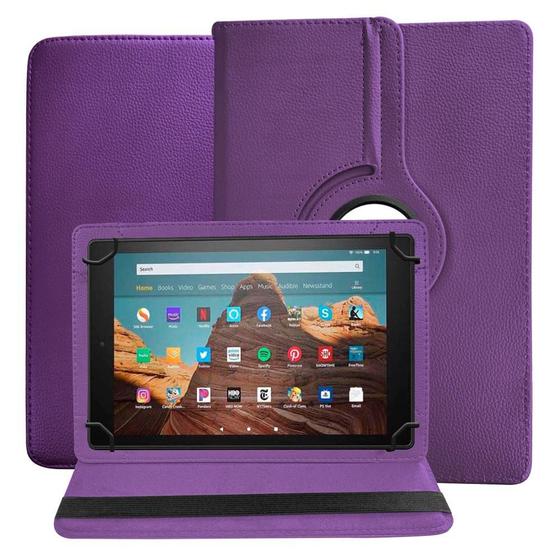 Imagem de Capa Amazon Fire HD10 Tablet 10.1 Polegadas Giratória Case Anti Impacto Encaixe Perfeito Durável