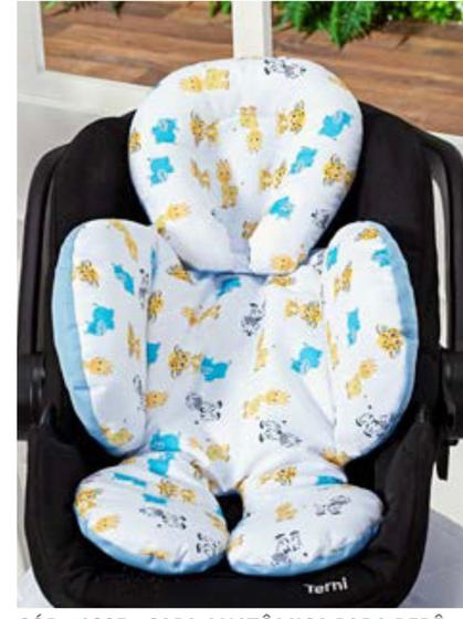 Imagem de Capa anatômica para bebê conforto Safari