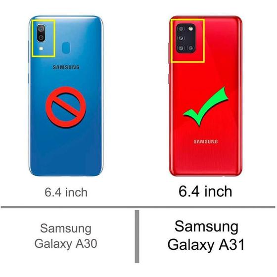 Imagem de Capa Anti Impacto Antiqueda Bordas Reforçadas Galaxy A31