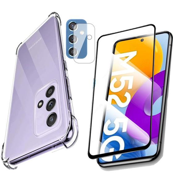 Capa Anti Impacto p Samsung Galaxy M52 5G + Peli 3D + Cam Menor preço em Capa Anti Impacto p Samsung Galaxy M52 5G + Peli 3D + Cam