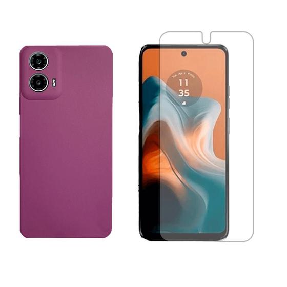 Imagem de Capa Anti Impacto Para Motorola Moto G34 + Pelicula Hidrogel