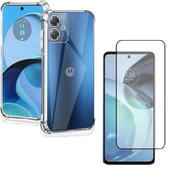 Imagem de Capa Anti impacto + Película de Vidro 3D Para Motorola G64