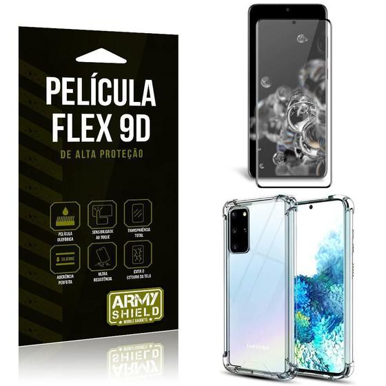 Imagem de Capa Anti Impacto+Película Nano 9D Ceramica Galaxy S20 Plus