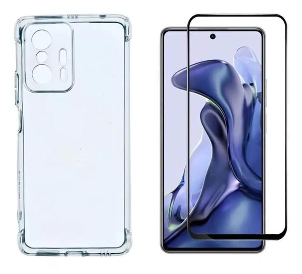 Imagem de Capa Anti Impacto + Pelicula Vidro 3d Para Xiaomi Mi 11t Mi 11t Pro