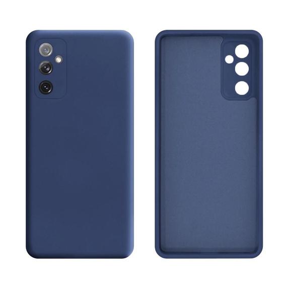 Imagem de Capa anti impacto premium silicone com proteção aveludada, compatível com smartphones Samsung M12, M23