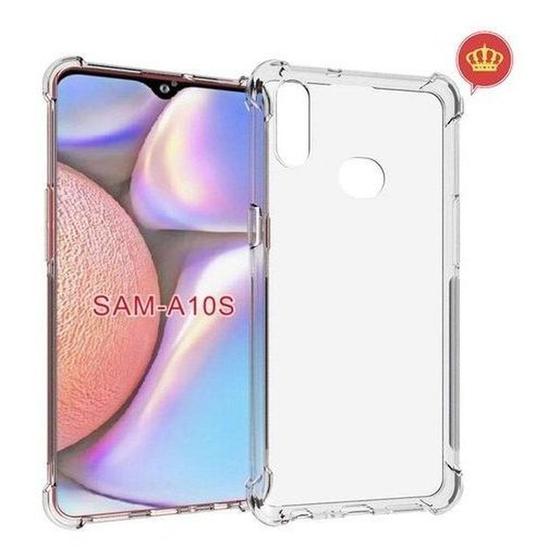 Imagem de Capa Anti Impacto Samsung Galaxy A10s Com Borda Protetora Transparente