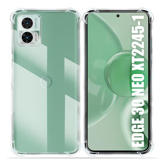 Imagem de Capa anti impacto SHOCK transparente Compatível Moto Edge 30 Neo 6.3 XT2245 - Cell In Power25