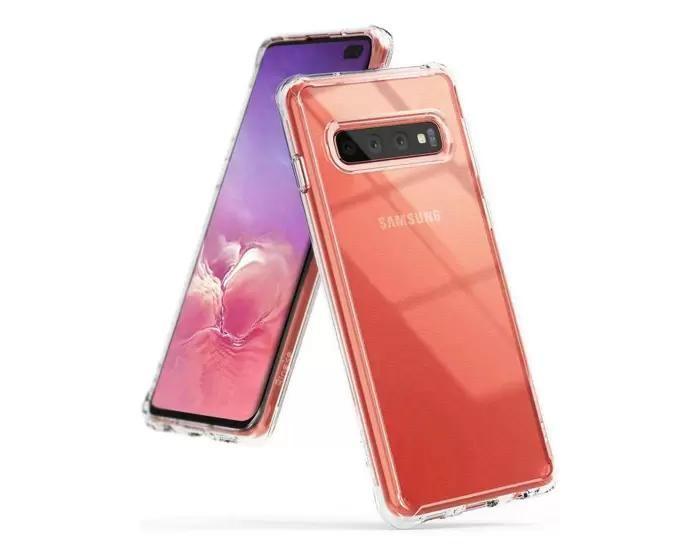 Imagem de Capa Anti Impacto Transparente com Bordas Reforçadas para Samsung Galaxy S10 Plus