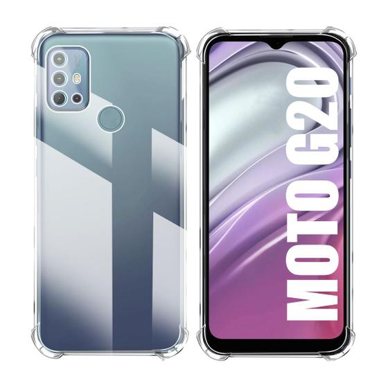 Imagem de Capa anti impacto transparente Moto G20 6.5 XT2128-1 - Cell In Power25