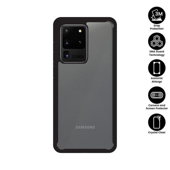 Imagem de Capa Anti Impacto X-One para Samsung Galaxy S20 Ultra 6.9 - DropGuard Case 2.0 - Preto