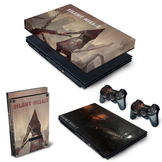 Imagem de Capa Anti Poeira e Skin Compatível PS2 Slim - Silent Hill 2