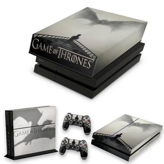 Imagem de Capa Anti Poeira e Skin Compatível PS4 Fat - Game Of Thrones B