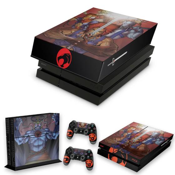 Imagem de Capa Anti Poeira e Skin Compatível PS4 Fat - Thundercats