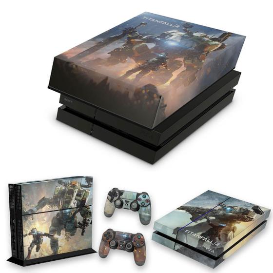 Imagem de Capa Anti Poeira e Skin Compatível PS4 Fat - Titanfall 2 B