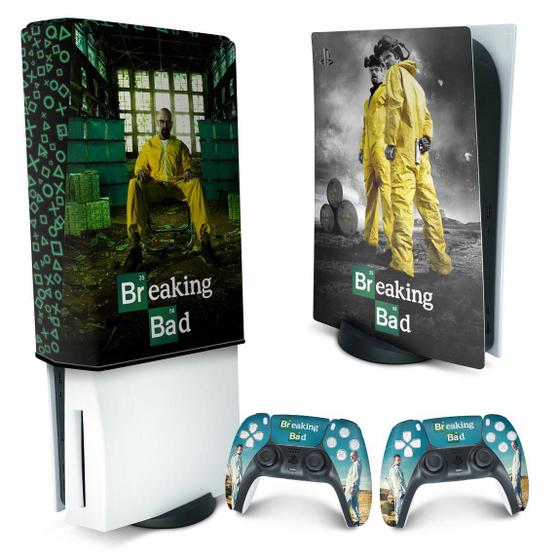 Imagem de Capa Anti Poeira e Skin Compatível PS5 - Breaking Bad