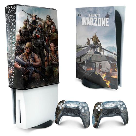 Imagem de Capa Anti Poeira e Skin Compatível PS5 - Call of Duty Warzone