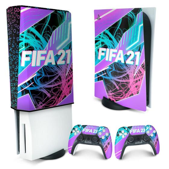 Imagem de Capa Anti Poeira e Skin Compatível PS5 - FIFA 21