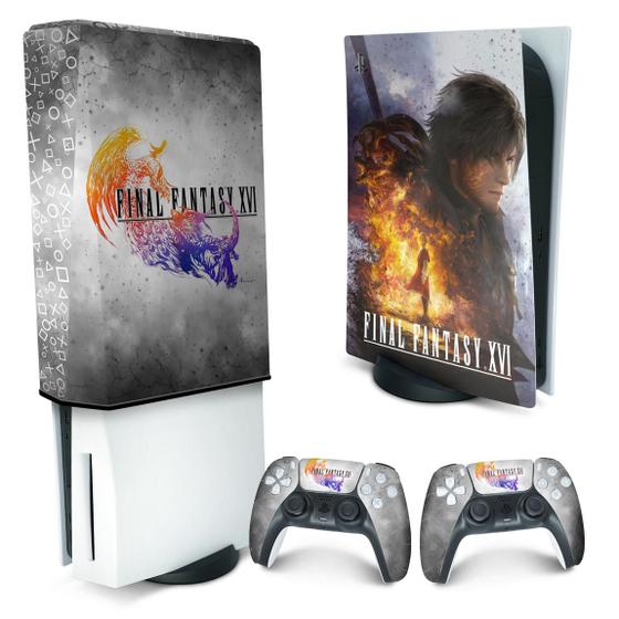 Imagem de Capa Anti Poeira e Skin Compatível PS5 - Final Fantasy XVI