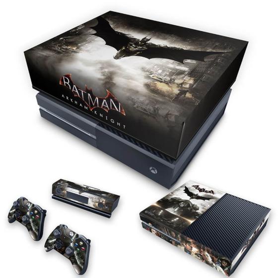 Imagem de Capa Anti Poeira e Skin Compatível Xbox One Fat - Batman Arkham Knight