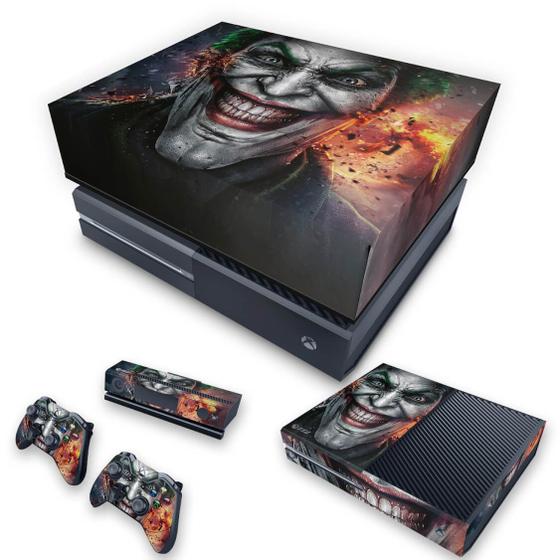 Imagem de Capa Anti Poeira e Skin Compatível Xbox One Fat - Coringa - Joker A