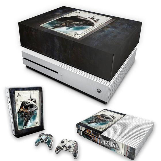 Imagem de Capa Anti Poeira e Skin Compatível Xbox One S Slim - Batman Return To Arkham