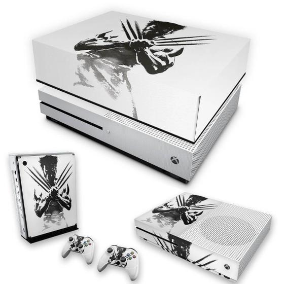 Imagem de Capa Anti Poeira e Skin Compatível Xbox One S Slim - Wolverine - X Men